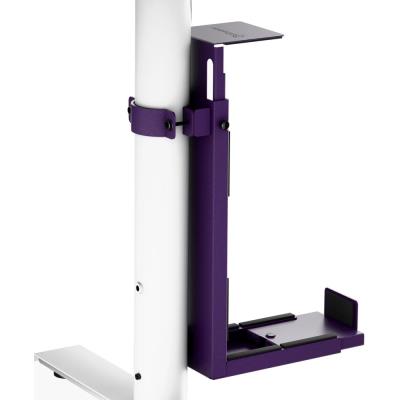 AROZZI ARENA PC Mount Purple/ držák PC na nohu stolu/ nosnost 30kg/ fialový