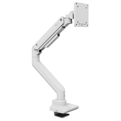 AROZZI ALZARE NEO PRO White/ stolní držák pro monitory/ plynový píst/ kovový/ bílý