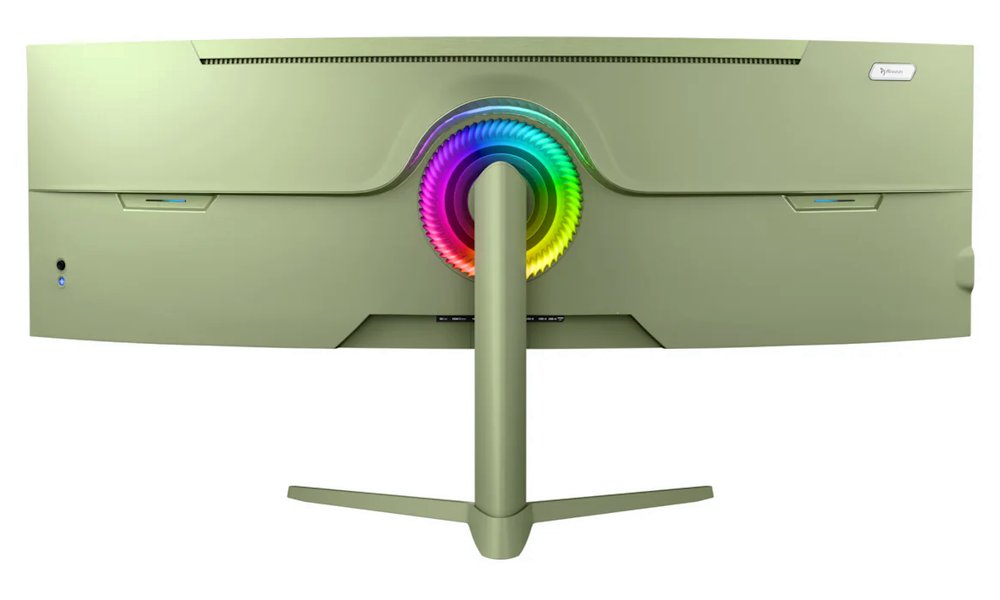 AROZZI NOVA herní monitor 49" 49TUW165 Forest Green/ LED/ 5120x1440/ 165Hz/ VA/ 3000:1/ 1ms/ 2xHDMI/ DP/ USB-C/ m.zelený