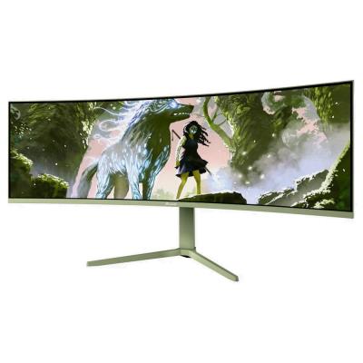 AROZZI NOVA herní monitor 49" 49TUW165 Forest Green/ LED/ 5120x1440/ 165Hz/ VA/ 3000:1/ 1ms/ 2xHDMI/ DP/ USB-C/ m.zelený