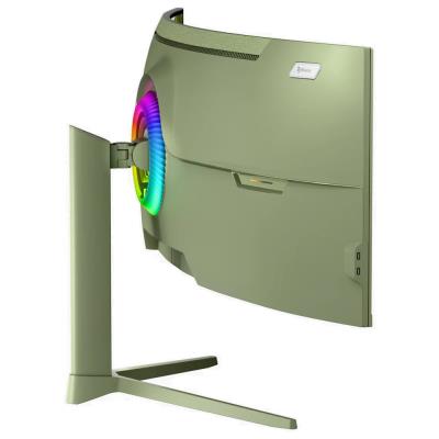 AROZZI NOVA herní monitor 49" 49TUW165 Forest Green/ LED/ 5120x1440/ 165Hz/ VA/ 3000:1/ 1ms/ 2xHDMI/ DP/ USB-C/ m.zelený
