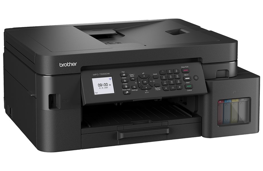 BROTHER inkoust MFC-T930DW / A4/ 17ipm/ 128MB/ 2400x600 / copy+scan+print+fax/ USB / wifi / ADF / duplex / ink tank