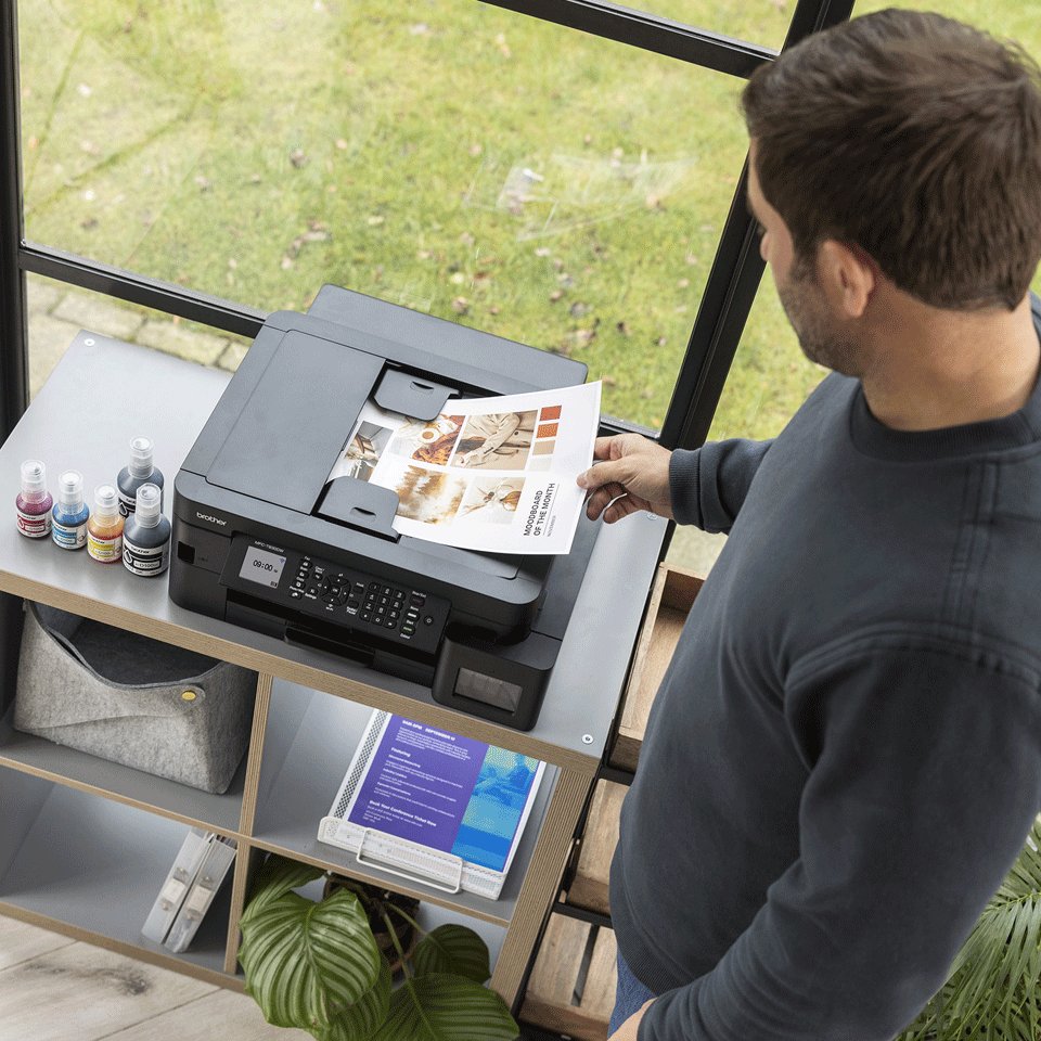 BROTHER inkoust MFC-T930DW / A4/ 17ipm/ 128MB/ 2400x600 / copy+scan+print+fax/ USB / wifi / ADF / duplex / ink tank