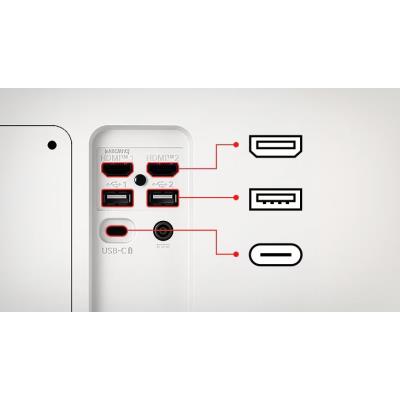 LG monitor 32U721SA-W 31.5"/ 3840x2160/ 5ms/ IPS/ 300cd/m2/ 60Hz/ HDMI/ USB-C/ 1000:1/ DCI-P3 95%/ webOS 24