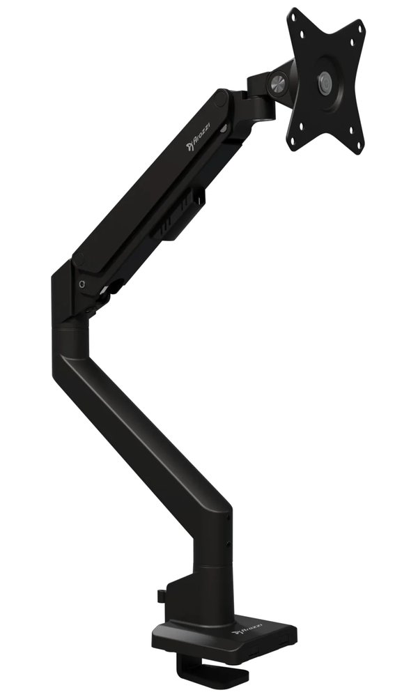 AROZZI ALZARE NEO Black/ stolní držák pro monitory/ plynový píst/ kovový/ černý
