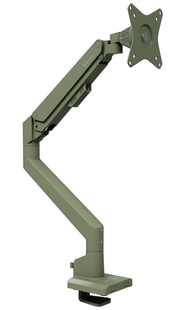 AROZZI ALZARE NEO Forest Green/ stolní držák pro monitory/ plynový píst/ kovový/ mechově zelený