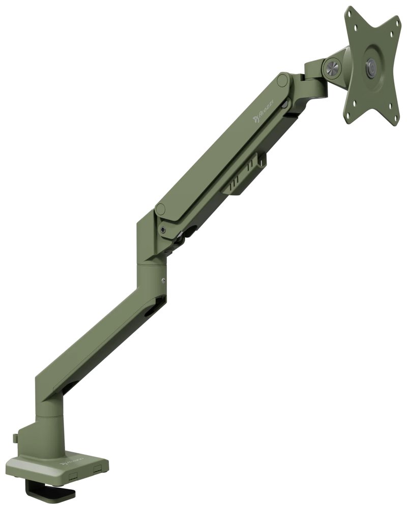 AROZZI ALZARE NEO Forest Green/ stolní držák pro monitory/ plynový píst/ kovový/ mechově zelený