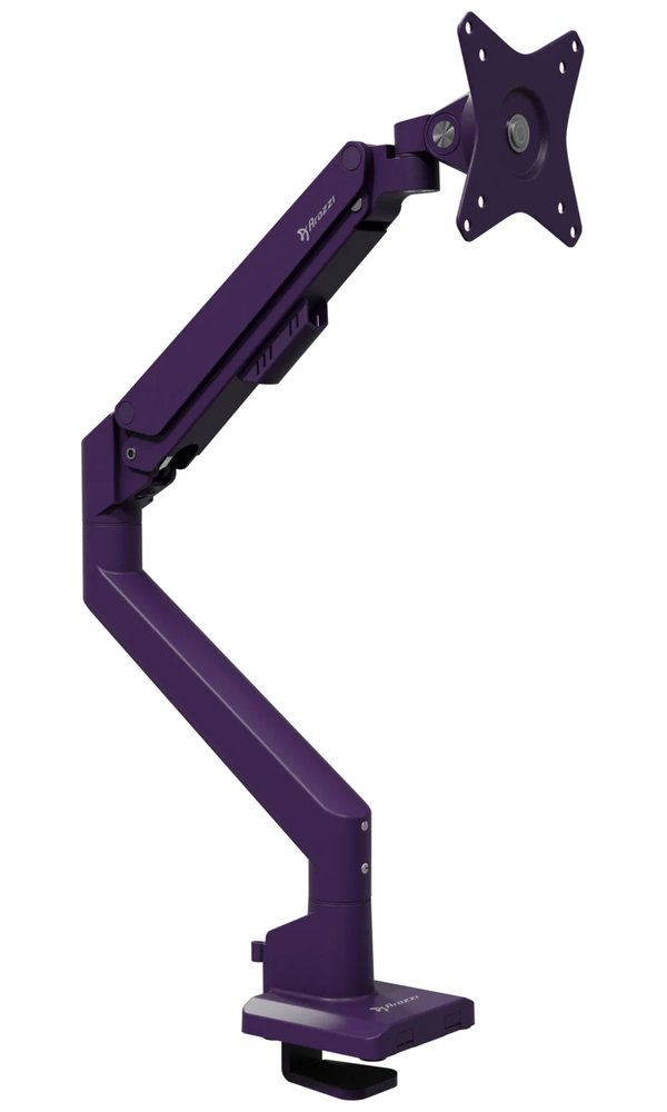 AROZZI ALZARE NEO Purple/ stolní držák pro monitory/ plynový píst/ kovový/ fialový