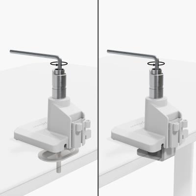 AROZZI ALZARE NEO White/ stolní držák pro monitory/ plynový píst/ kovový/ bílý