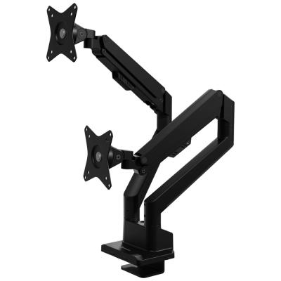 AROZZI ALZARE NEO DUO Black/ stolní držák pro 2 monitory/ plynový píst/ kovový/ černý