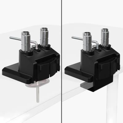 AROZZI ALZARE NEO DUO Black/ stolní držák pro 2 monitory/ plynový píst/ kovový/ černý