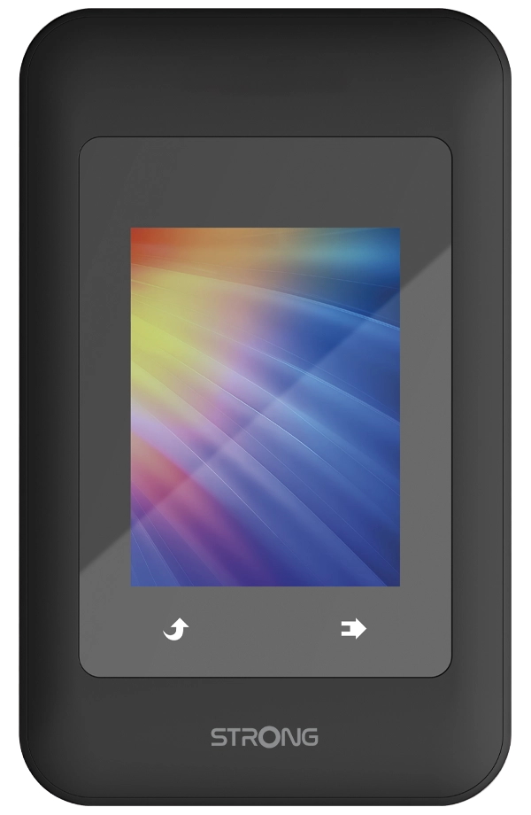 STRONG 4G+ MIFI 900D/ data 300Mbps/ Wi-Fi 1200Mbps/ baterie 2500mAh/ WPA3/ nano SIM/ USB-C/ s displejem/ černý