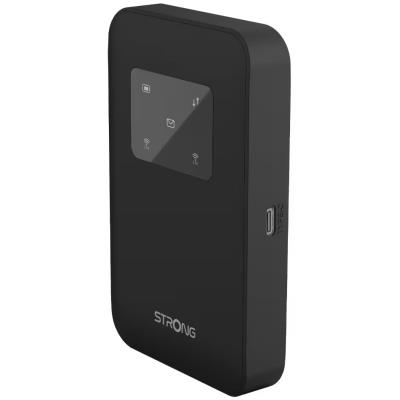 STRONG 4G+ MIFI 900/ data 300Mbps/ Wi-Fi 1200Mbps/ baterie 2500mAh/ WPA3/ micro SIM/ USB-C/ bez displeje/ černý