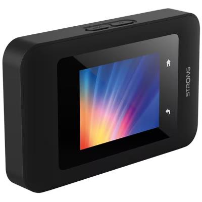 STRONG 4G+ MIFI 900D/ data 300Mbps/ Wi-Fi 1200Mbps/ baterie 2500mAh/ WPA3/ nano SIM/ USB-C/ s displejem/ černý