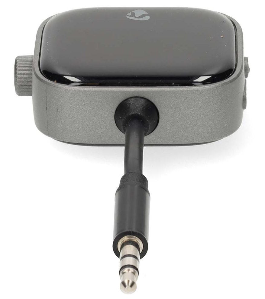 NEDIS kompaktní a přenosný bezdrátový audio Bluetooth adaptér/ zásuvka USB-C/ výstupní konektor USB-C/ černý