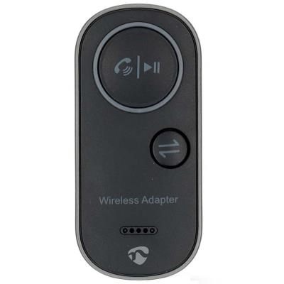 NEDIS kompaktní a přenosný bezdrátový audio Bluetooth adaptér/ zásuvka USB-C/ výstupní konektor 3,5 mm/ černý