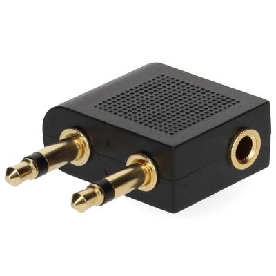 NEDIS kompaktní a přenosný bezdrátový audio Bluetooth adaptér/ zásuvka USB-C/ výstupní konektor 3,5 mm/ černý