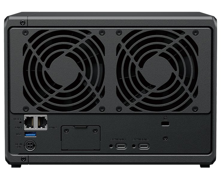 Synology DS1525+   5x SATA, 8GB RAM, 2x M.2, 2x USB3.2, 2x 2,5GbE, 1x PCIe, 1x USB-C