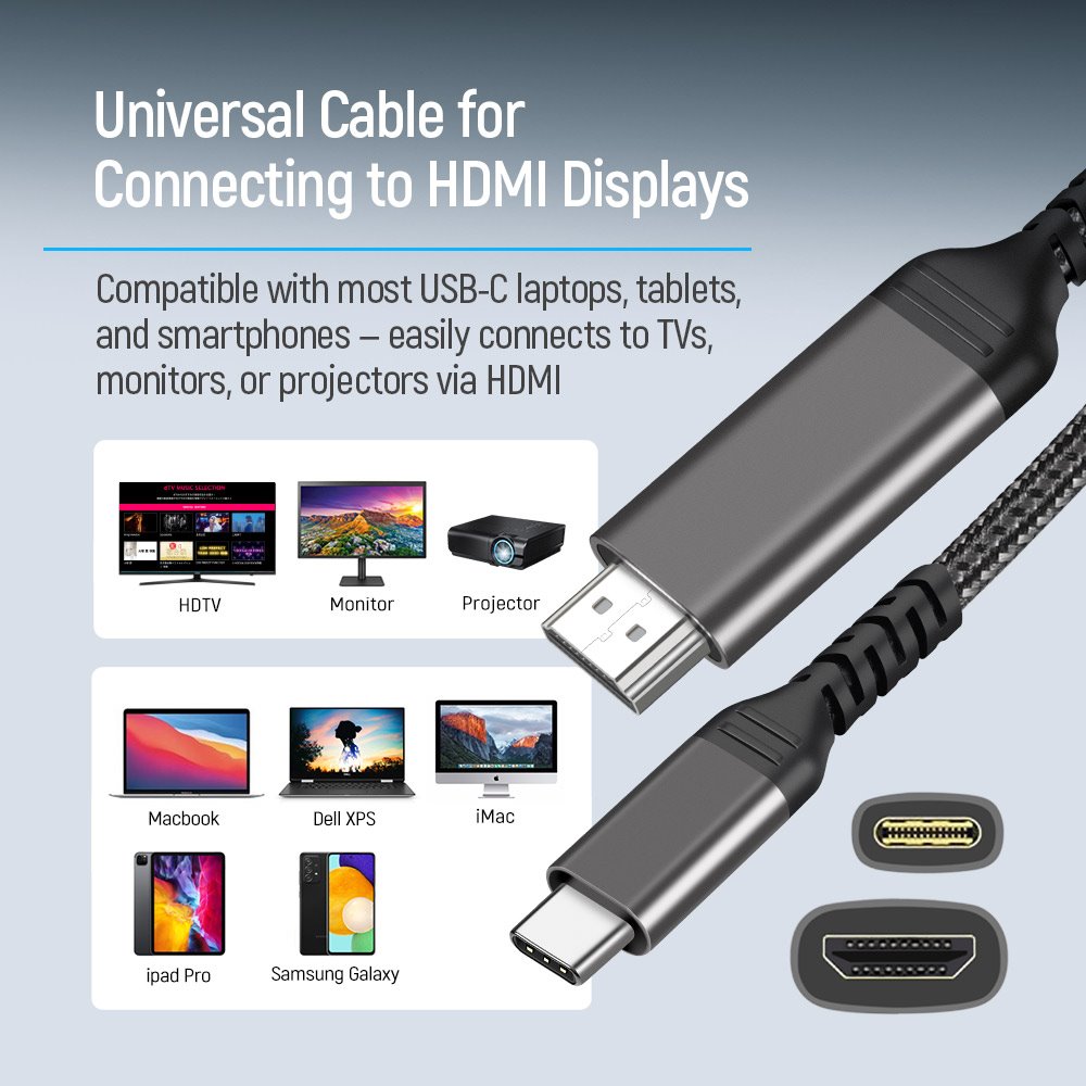 Colorway Adaptér USB-C na HDMI/ 2m