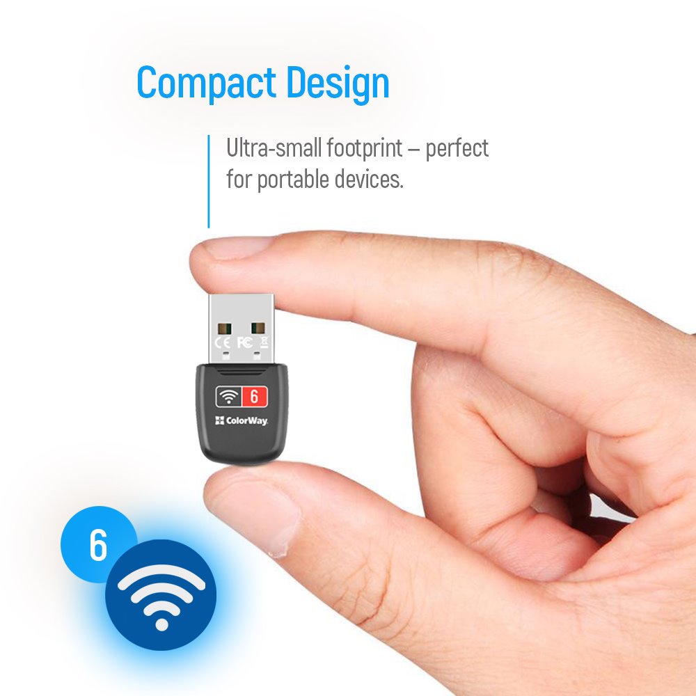 Colorway Wi-Fi 6 Adaptér/ USB-A