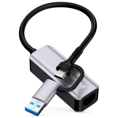 Colorway Adaptér USB-C nebo USB-A na RJ45/ 18cm