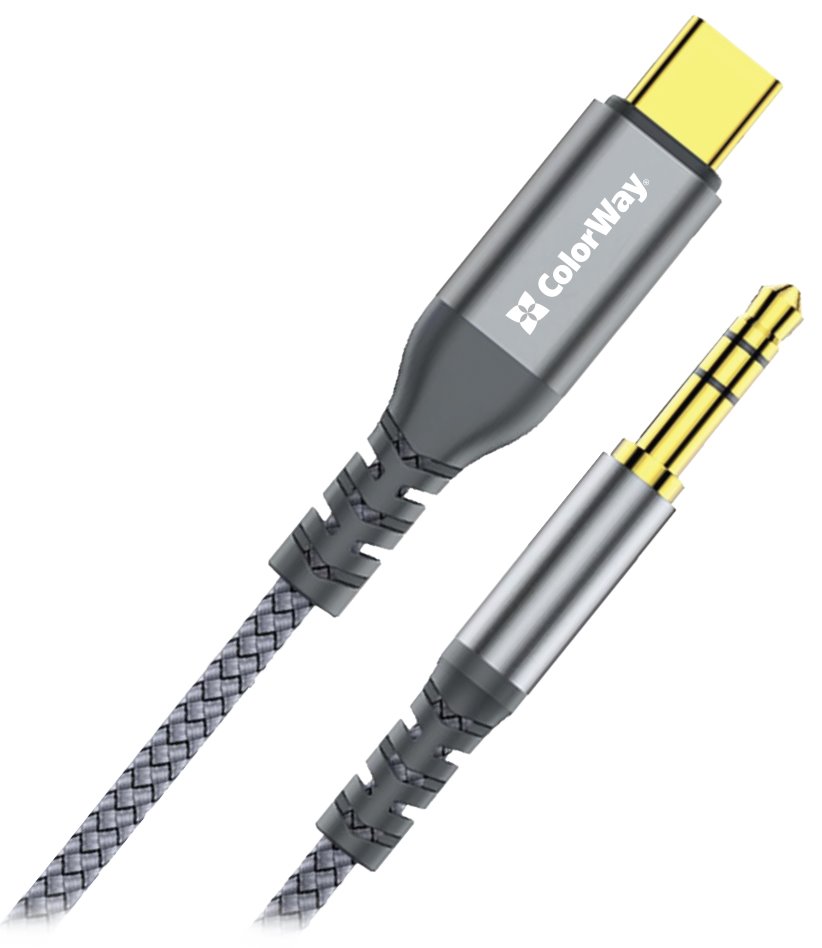 Colorway Adaptér USB-C na 3.5 mm jack/ 1.2m