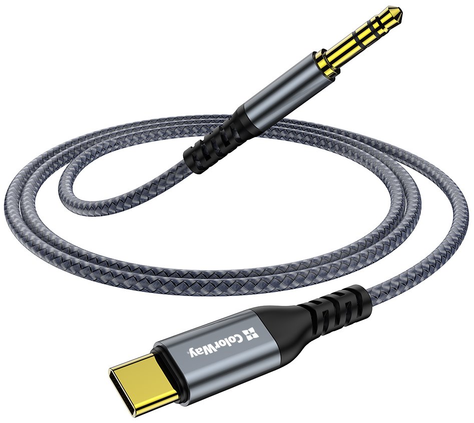 Colorway Adaptér USB-C na 3.5 mm jack/ 1.2m