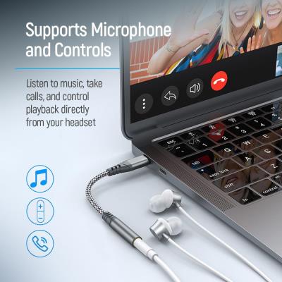 Colorway Adaptér USB-C na Female 3.5 mm/ 14cm