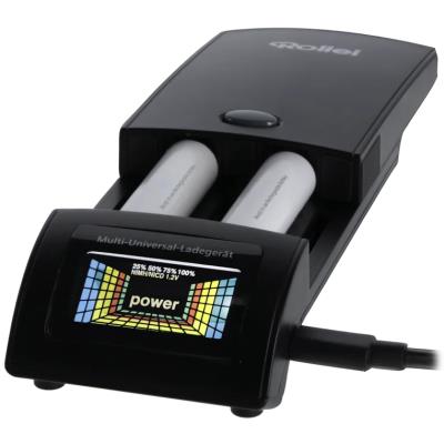 Rollei univerzální nabíječka baterií/ NiMH/ NiCd/ AA/ AAA/ Li-Ion/ Li-Po