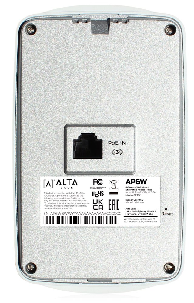 ALTA AP6W - Wi-Fi 6 AP, 2.4/5GHz, až 3 Gbps, Cloud Mgmt, Content Filtering, 3x Gbit RJ45, PoE/PoE+