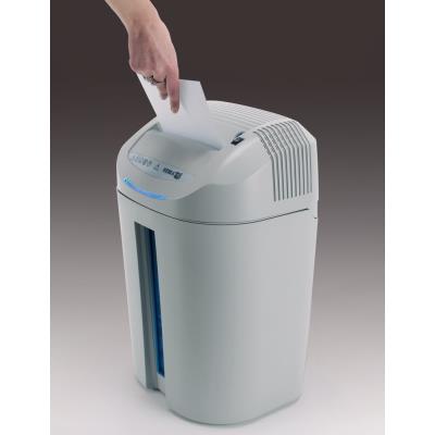 KOBRA skartovač +1 SS4/ proužkový řez 3,8 mm/ A4/ kapacita 19 listů/ objem koše 38l/ stupeň utajení P2/ modro-bílý