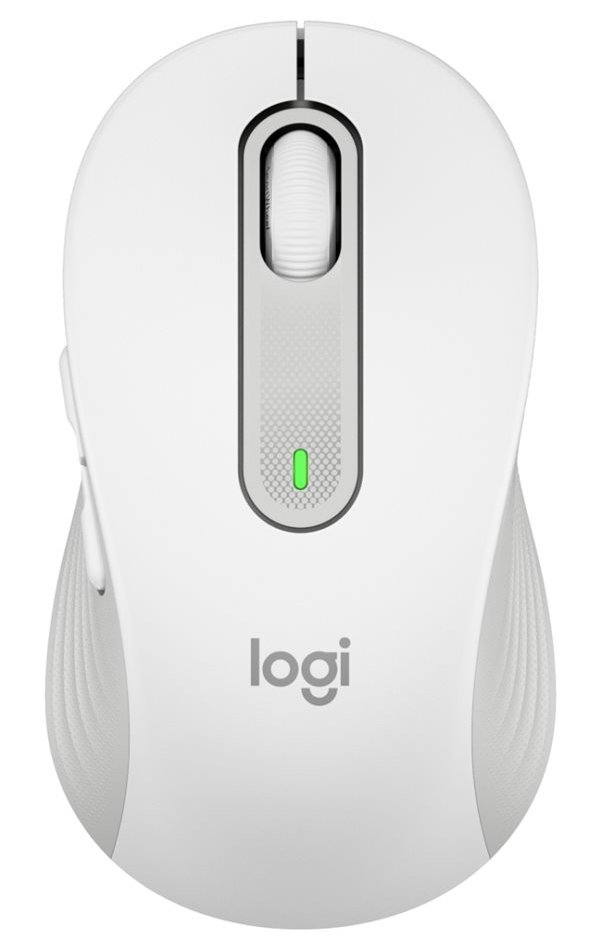 Logitech myš M650M/ kancelářská/ optická/ bezdrátová USB + Bluetooth/ bílá