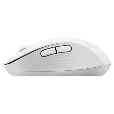 Logitech myš M650M/ kancelářská/ optická/ bezdrátová USB + Bluetooth/ bílá