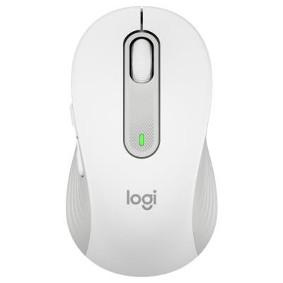 Logitech myš M650M/ kancelářská/ optická/ bezdrátová USB + Bluetooth/ bílá