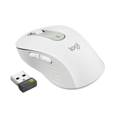 Logitech myš M650M/ kancelářská/ optická/ bezdrátová USB + Bluetooth/ bílá