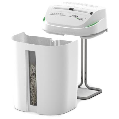 KOBRA skartovač S4-HYBRID/ příčný řez 3,8 mm/ A4/ kapacita 22 listů/ objem koše 40l/ stupeň utajení P2/ bílo-zelený