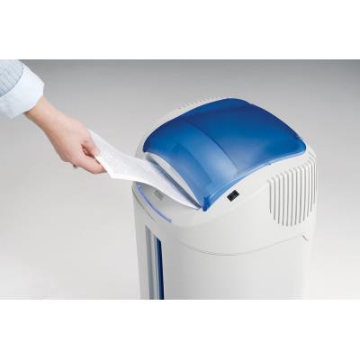 KOBRA skartovač +2 CC2/ příčný řez 1,9 x 13/ A4/ kapacita 7 listů/ objem koše 38l/ stupeň utajení P5/ modro-bílý