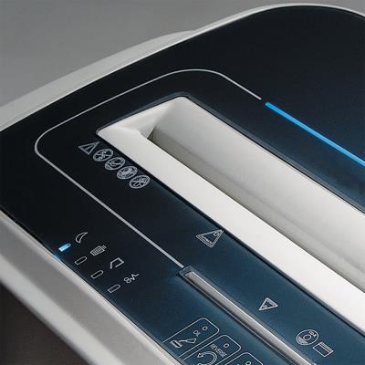 KOBRA skartovač 245 TS HS-6/ příčný řez 0,8 x 5 mm/ A4/ kapacita 4 listy/ objem koše 40l/ stupeň utajení P7/ šedý