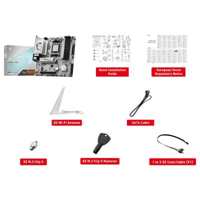 MSI B840M GAMING PLUS WIFI6E / AMD B840 / AM5 / 4x DDR5 / M.2 / WiFi / mATX