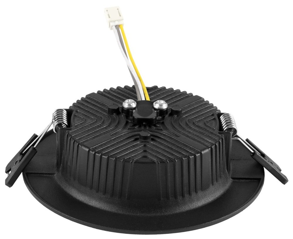 IMMAX NEO DOWN podhledové (stropní) svítidlo, 12cm, 12W, s podporou BEACON, CCT, stmívatelné, Wi-Fi, TUYA, černé