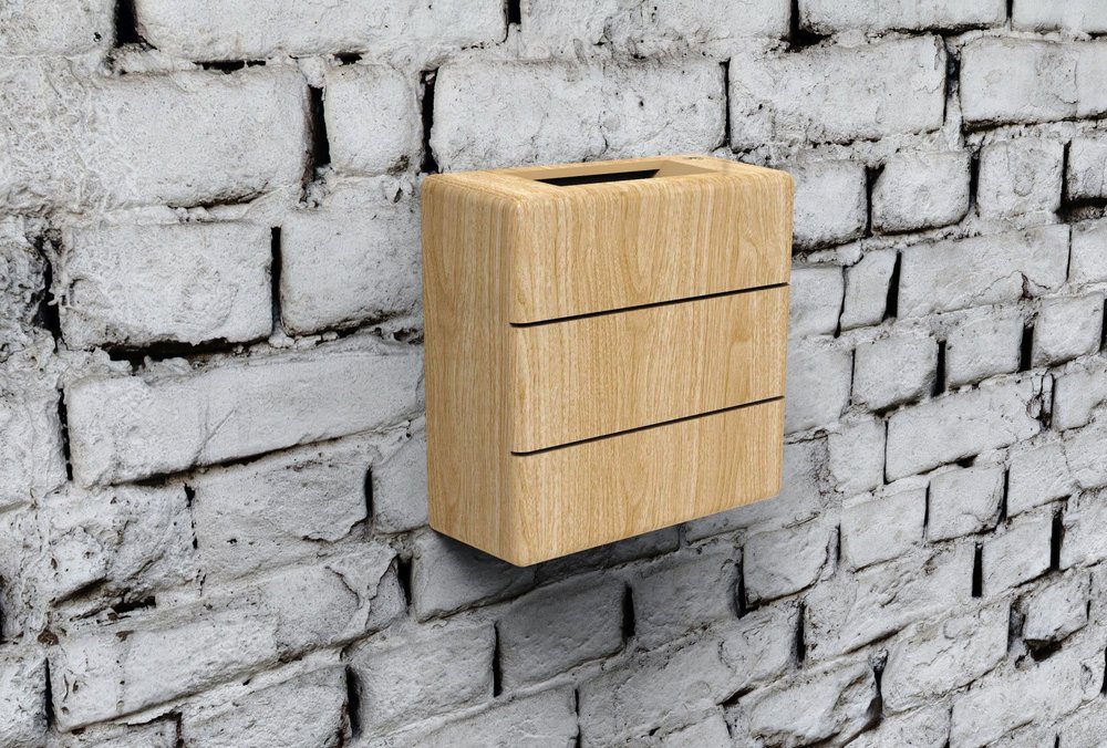 IMMAX LUXLINE venkovní LED nástěnné osvětlení, 6W, 3000K, 240V, IP54, dubové dřevo