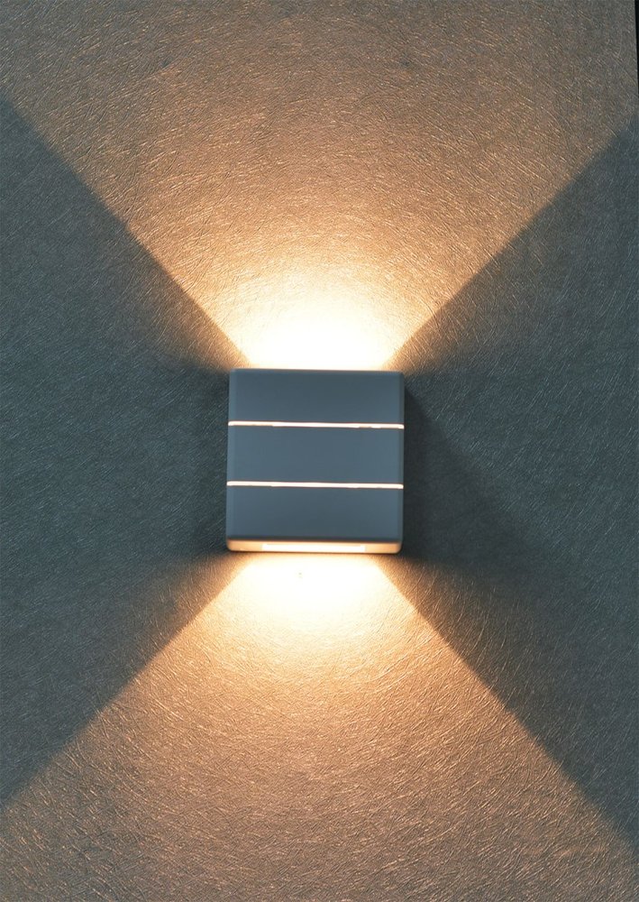 IMMAX LUXLINE venkovní LED nástěnné osvětlení, 6W, 3000K, 240V, IP54, bílé