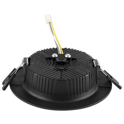 IMMAX NEO DOWN podhledové (stropní) svítidlo, 12cm, 12W, s podporou BEACON, CCT, stmívatelné, Wi-Fi, TUYA, černé