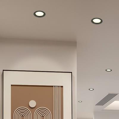 IMMAX NEO DOWN podhledové (stropní) svítidlo, 12cm, 12W, s podporou BEACON, CCT, stmívatelné, Wi-Fi, TUYA, černé