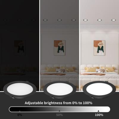 IMMAX NEO DOWN podhledové (stropní) svítidlo, 12cm, 12W, s podporou BEACON, CCT, stmívatelné, Wi-Fi, TUYA, bílé