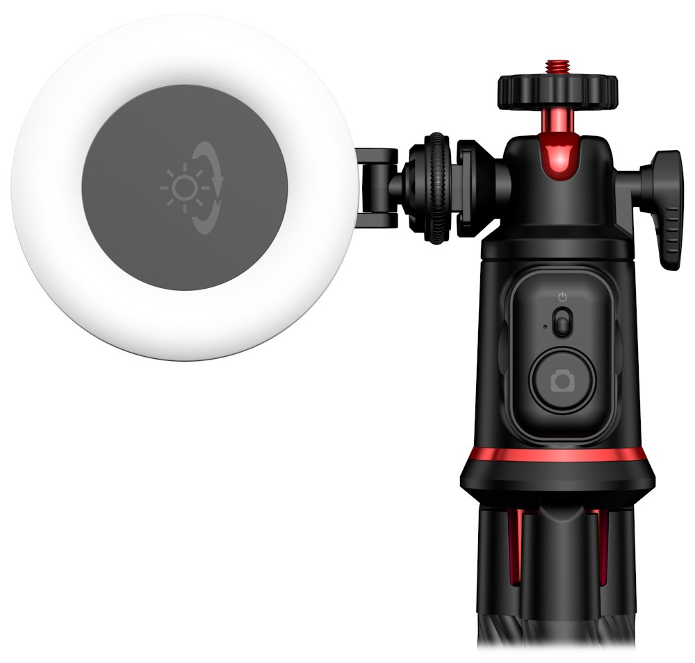 Rollei Stativ Easy Creator Quadpod LED-Kit/ 26946/ AI Tracking: Inteligentní rozpoznávání obličeje
