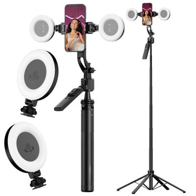 Rollei Stativ Easy Creator Quadpod LED-Kit/ 26946/ AI Tracking: Inteligentní rozpoznávání obličeje