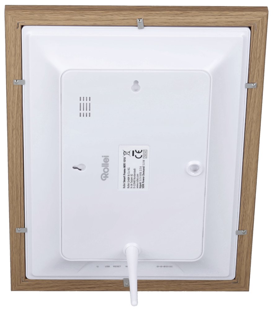 Rollei fotorámeček WiFi 1010/ úhlopříčka 10.1"/ 32GB/ 1W/ Frameo APP/ Světlé dřevo