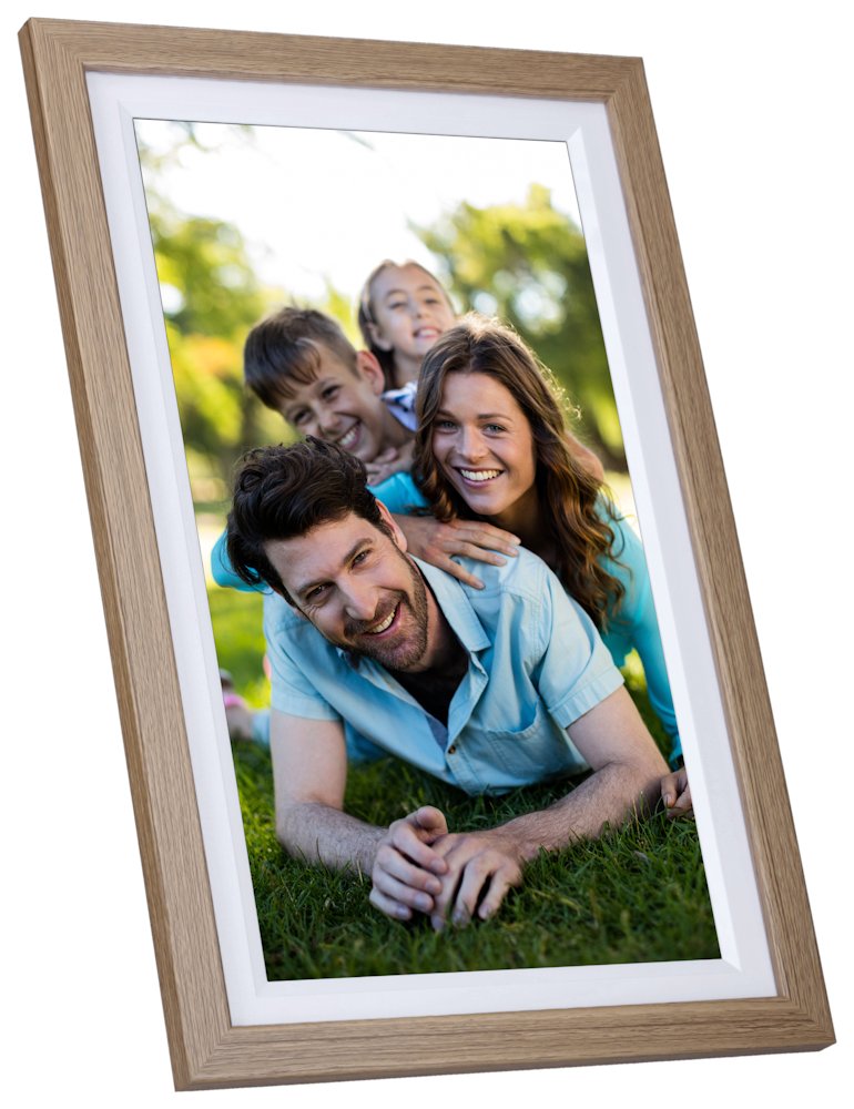 Rollei fotorámeček WiFi 152/ úhlopříčka 15.6"/ 32GB/ 2W/ Frameo APP/ Světlé dřevo