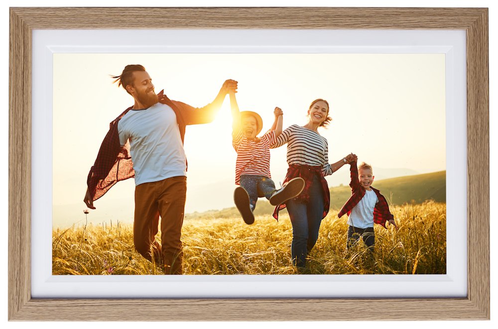 Rollei fotorámeček WiFi 152/ úhlopříčka 15.6"/ 32GB/ 2W/ Frameo APP/ Světlé dřevo